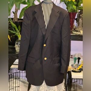 SACOOR BROTHERS Blazer Men's (EU) 54  Wool Notch color  Blue gold bottoms